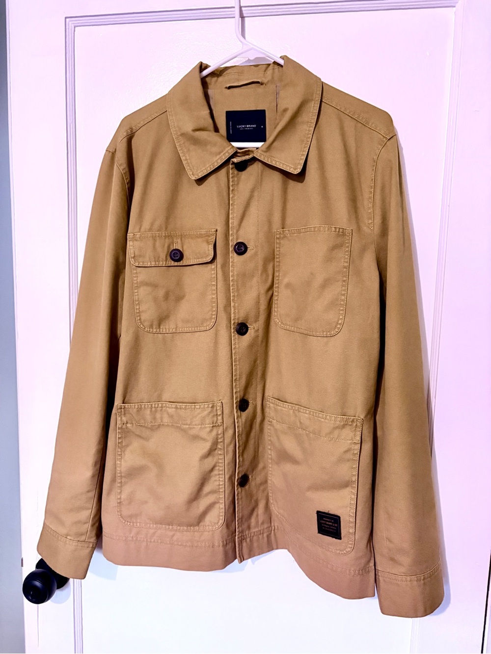Lucky Brand Men's Khaki Shirt Jacket
